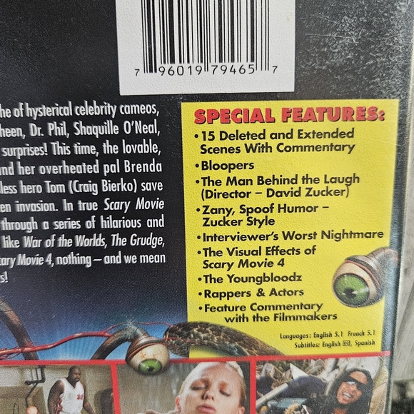 Scary Movie 4 DVD Widescreen Edition Unrated & Uncensored - Picture 7 of 9